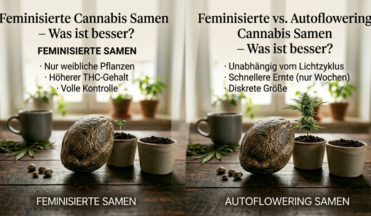 Feminisierte vs Autoflowering Cannabis Samen